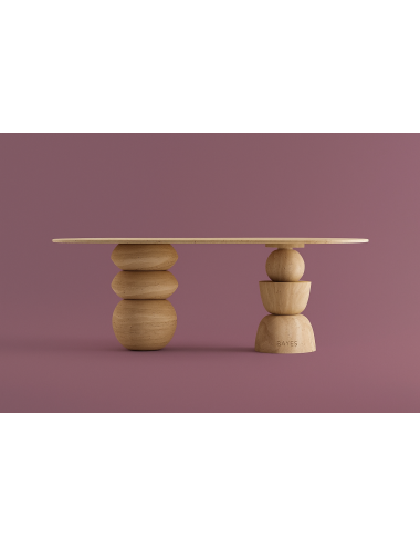 Balance Traverten Yemek Masası